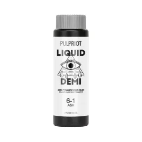 Pulp Riot Liquid Demi-Permanent Colour Ash 6.1 60ml