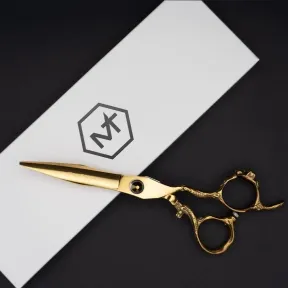 Matakki Beast Titanium Professional Hair Cutting Scissor Limited Edition Gold - 7 Inch